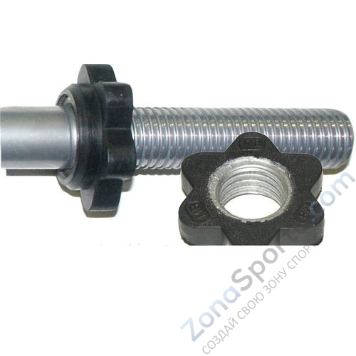 Гриф MB Barbell MB-BarM30-400В для гантели, втулка 30 мм