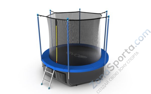 Батут Evo Jump Internal 8ft (Sky) с нижней сетью