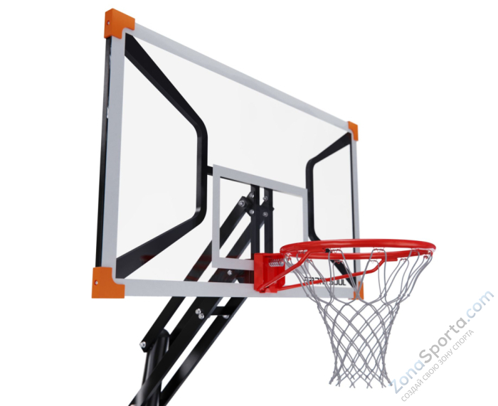 Баскетбольная мобильная стойка DFC Sportsoul 127х84х0,3 см