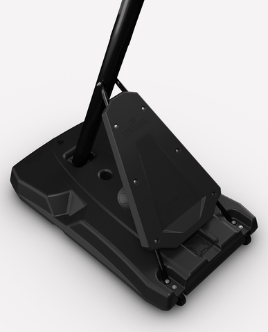 Баскетбольная стойка мобильная, акрил Spalding 54 Gold Portable арт 6A1746CN