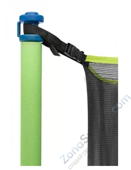 Батут Alpin 4,04 м с защитной сеткой и лестницей