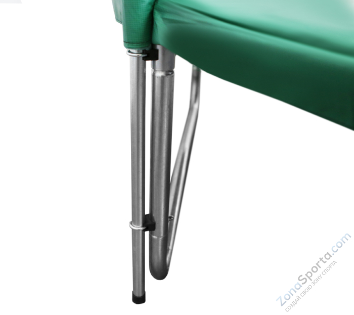 Батут Arland 14FT с внутренней страховочной сеткой и лестницей (Dark green)