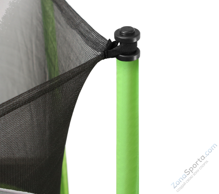Батут Arland 6FT с внутренней страховочной сеткой и лестницей (Light green)