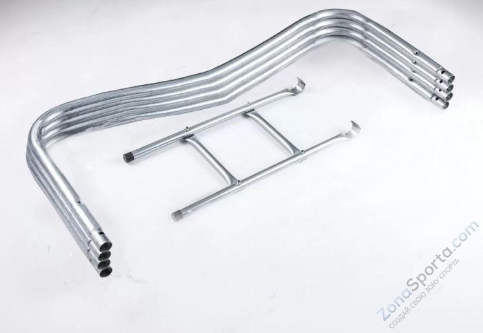 Батут Atlas Sport 374 см - 12ft Pro (усиленные опоры) Orange