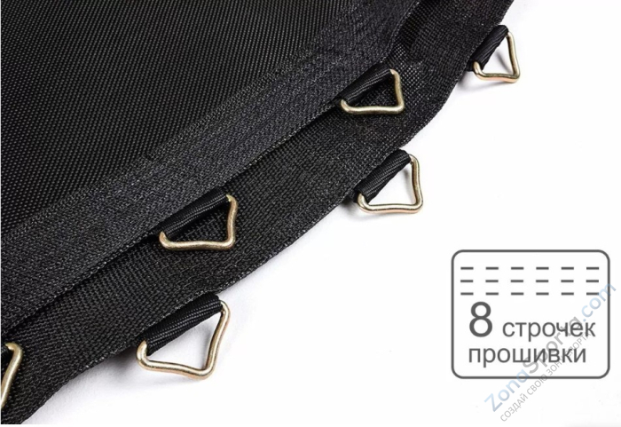 Батут Atlas Sport 435 см (14ft) Pro (усиленные опоры) Blue