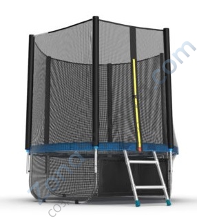 Батут Evo Jump External 6ft (Blue) с нижней сетью