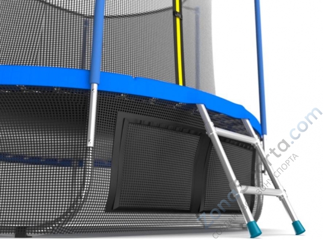 Батут Evo Jump Internal 12ft (Sky) с нижней сетью