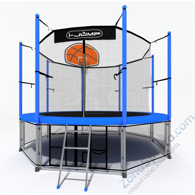 Батут i-Jump Basket 8ft blue