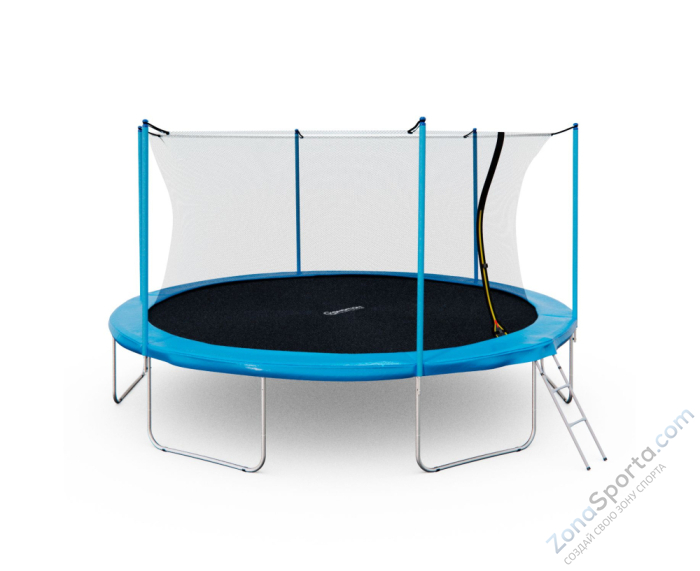 Батут каркасный с сеткой DFC Kondition 15 ft с лестницей