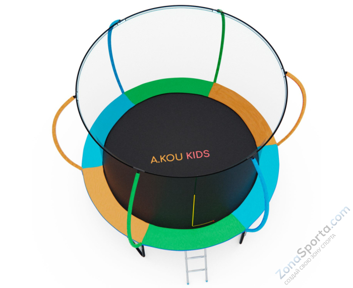 Батут с сеткой DFC A.KOU Kids 10ft с лестницей