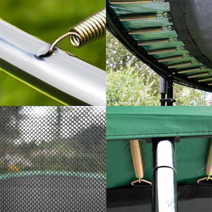 Батут с защитной сеткой Perfetto Sport 12 Dynamics диаметр 3,7 м