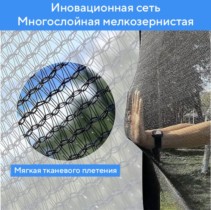 Батут с защитной сеткой Perfetto Sport 12 Dynamics диаметр 3,7 м