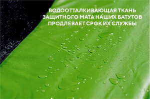 Батут с защитной сеткой Perfetto Sport Activity 14 диаметр 4,3 м зелёный