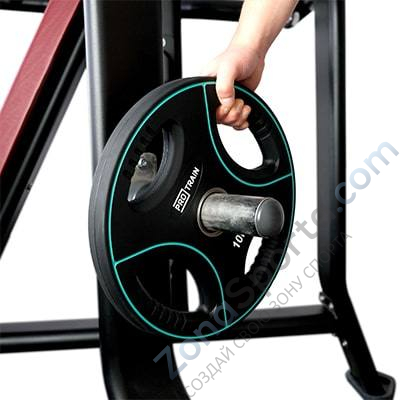 Бицепс сидя на свободных весах Protrain T8-613