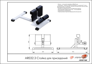 Cтойка для приседаний ARMS AR032.3