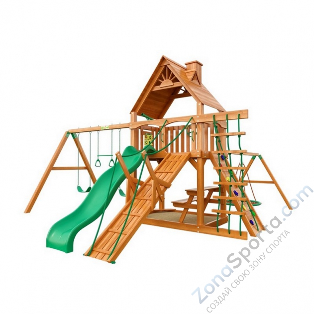 Деревянная детская площадка для дачи IgraGrad Шато 3