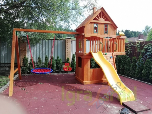 Деревянная детская площадка для дачи Igragrad Шато 2