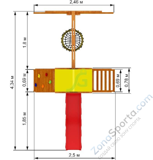 Детская игровая площадка IgraGrad Старт 2