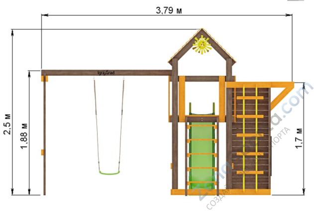Детская площадка IgraGrad Игруня 5