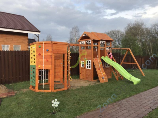 Детская площадка IgraGrad Клубный домик 2 с WorkOut Luxe