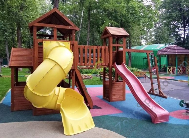 Детская площадка IgraGrad Клубный домик Макси с трубой