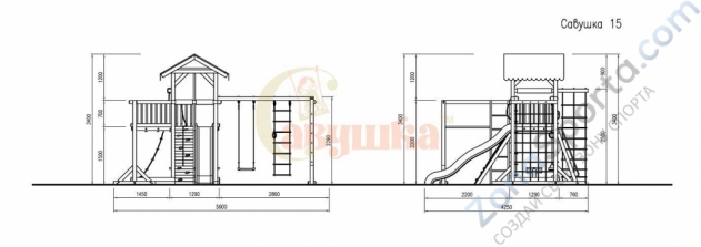Детская площадка Савушка 4 Сезона 6