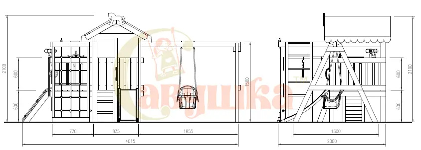 Детская площадка Савушка Baby play 11 (Priority)