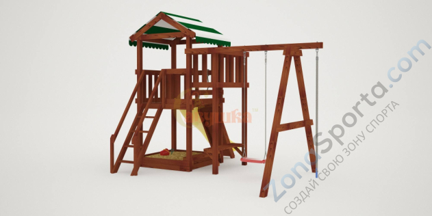 Детская площадка Савушка Мастер 1 (Махагон)