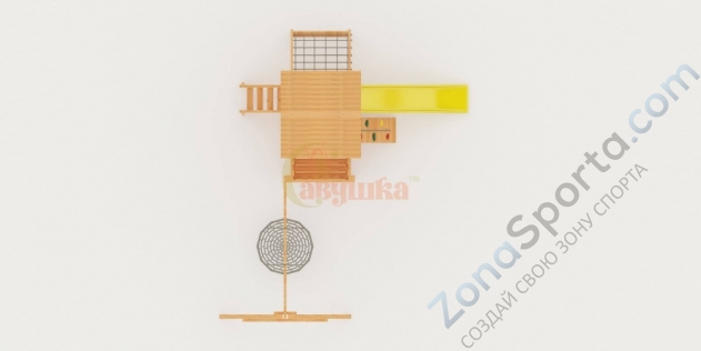 Детская площадка Савушка Мастер 2 с качелями Гнездо 1 метр