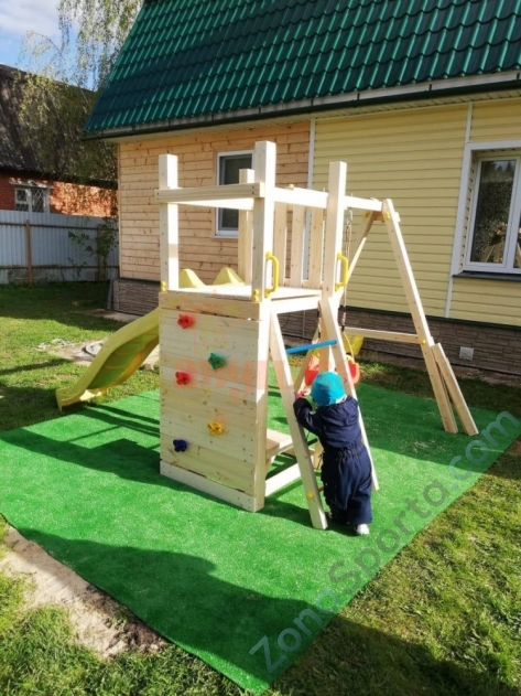 Детская площадка Савушка Мастер 6 с качелями