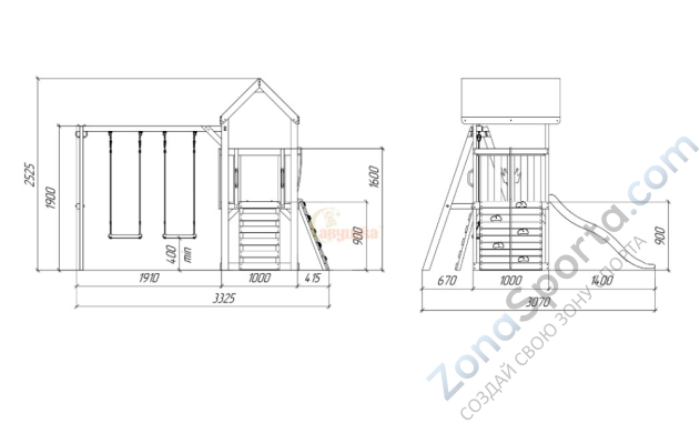 Детская площадка Савушка TooSun (Тусун) 2