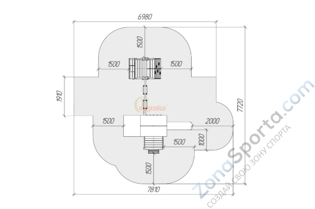 Детская площадка Савушка TooSun (Тусун) 6