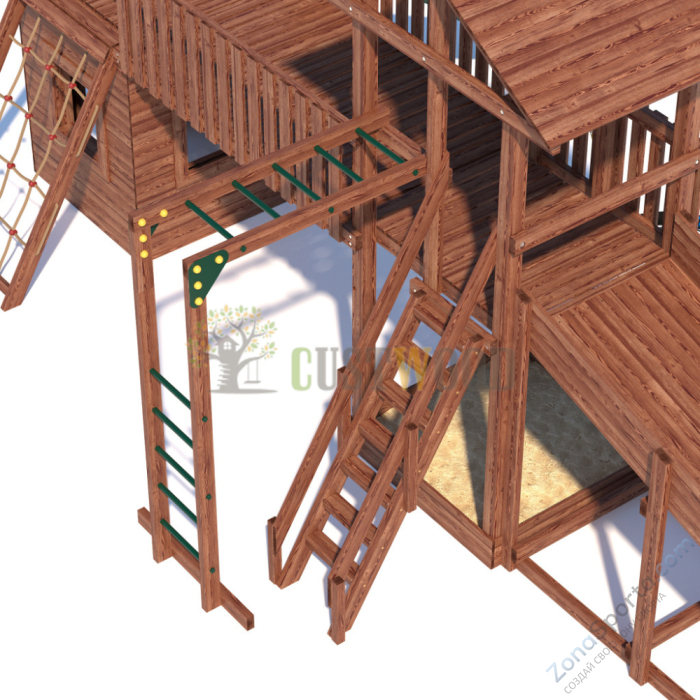 Детская площадка CustWood All-Season 9 (круглый год)