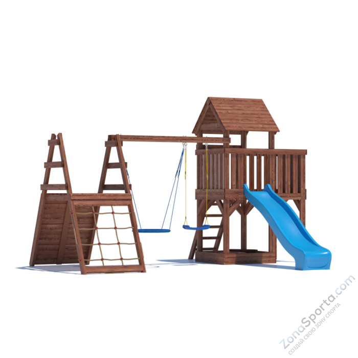 Детская площадка CustWood Scout SC8 с деревянной крышей