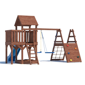 Детская площадка CustWood Scout SC8 с деревянной крышей
