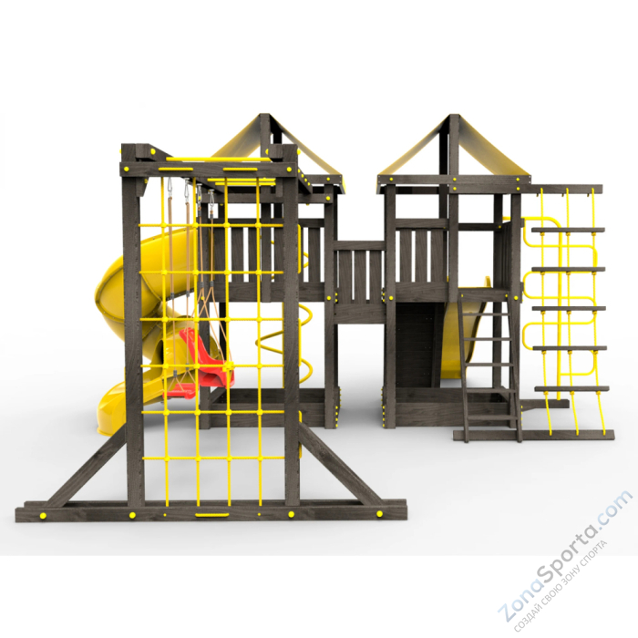 Детская площадка Пикник Black Пацифик Light с винтовой трубой