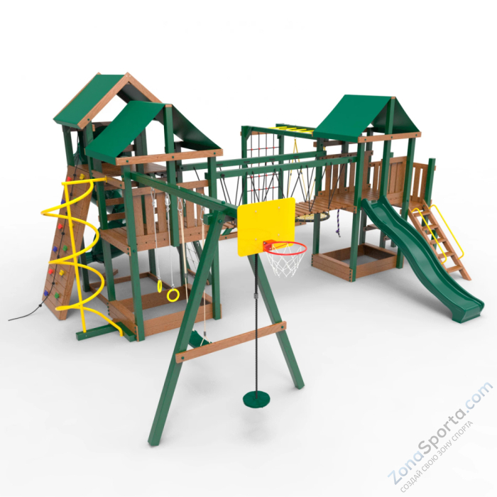 Детская площадка Пикник Форест Стэйдж К с винтовой трубой