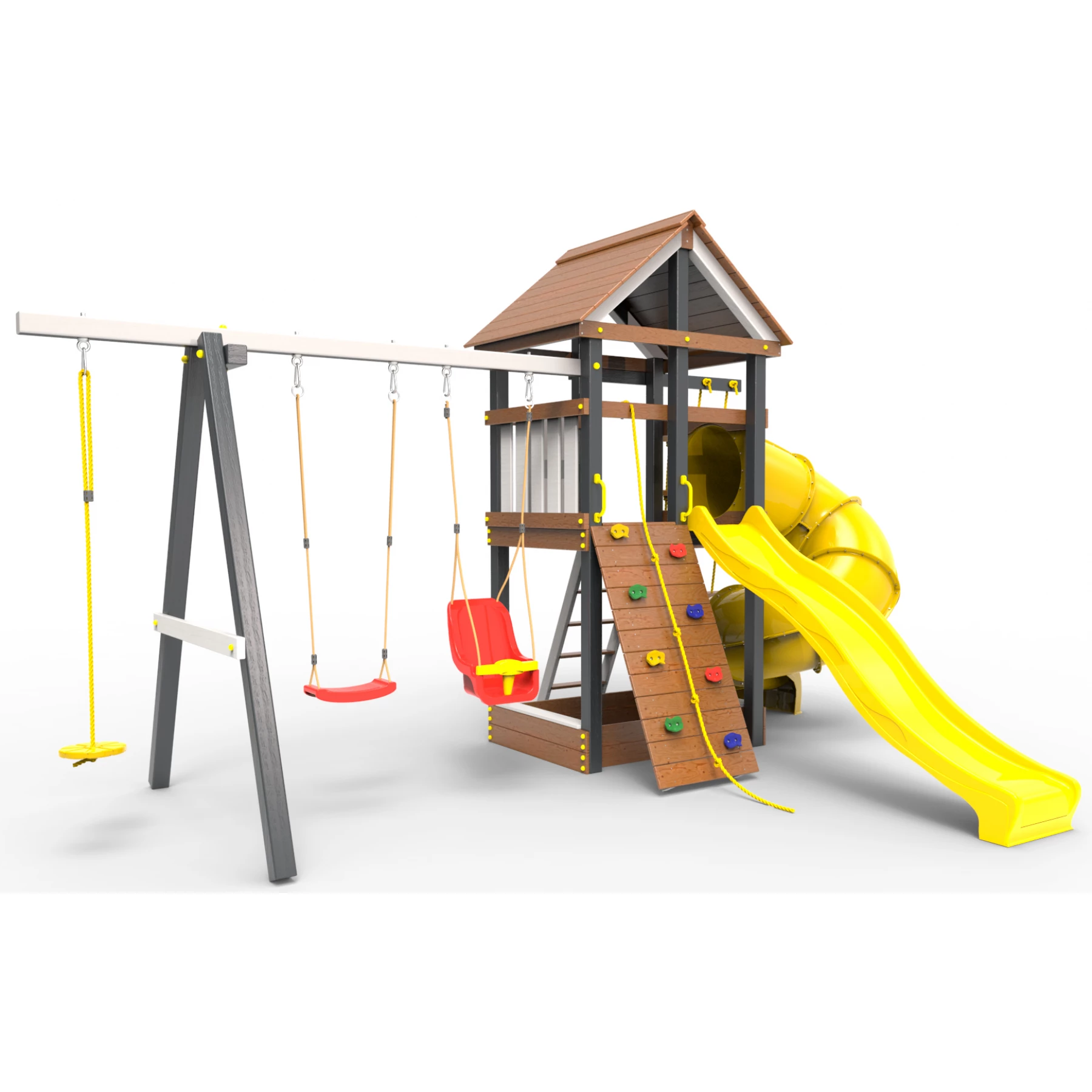 Детская площадка Пикник Ультра с винтовой трубой