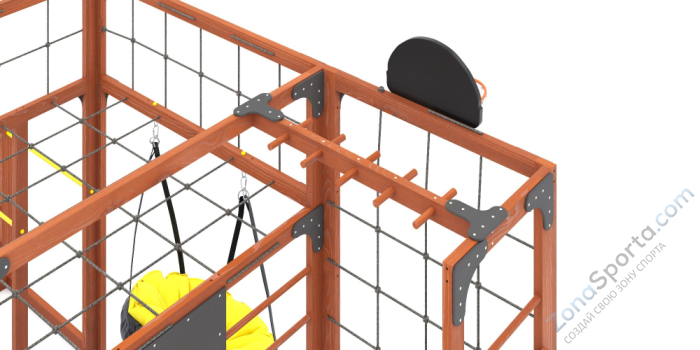 Детская площадка Савушка Куб-2 (Махагон)