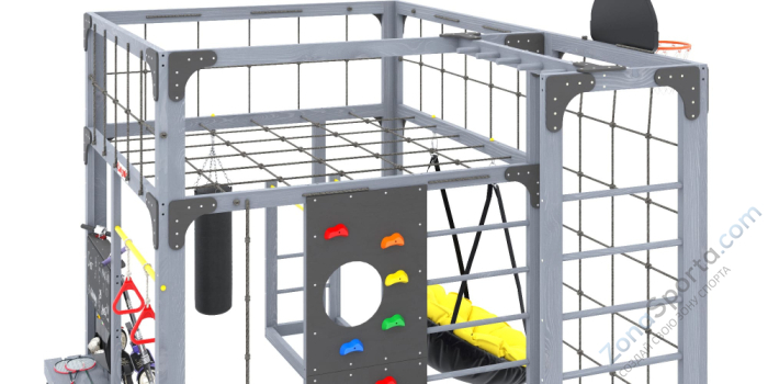 Детская площадка Савушка Куб-2 (Серый)