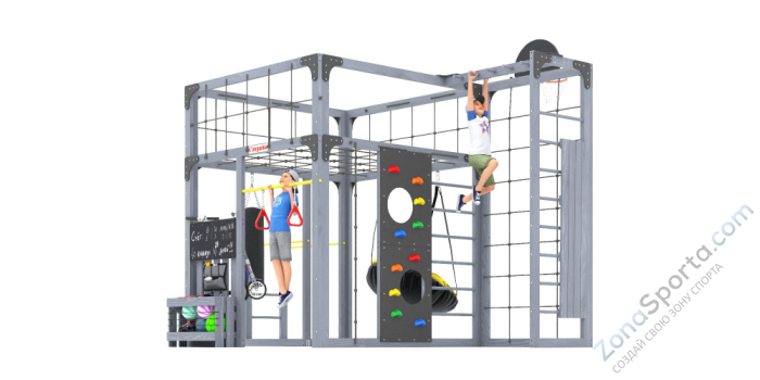 Детская площадка Савушка Куб-2 (Серый)