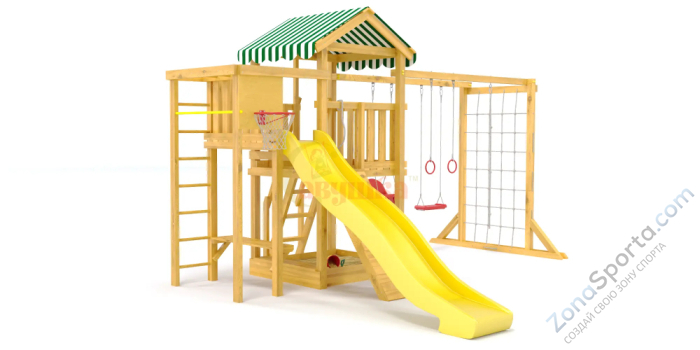Детская площадка Савушка Мастер 4 Plus (горка 3 метра)