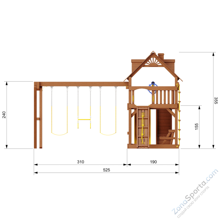 Детский игровой комплекс SunriseFort-1