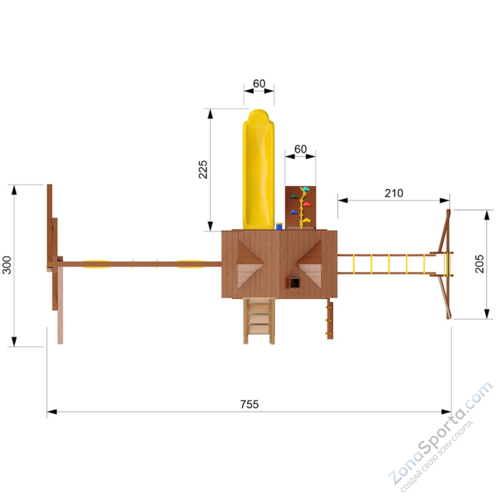 Детский игровой комплекс SunriseFort-2
