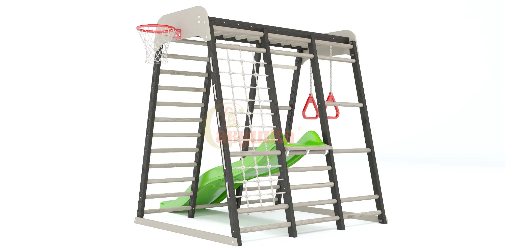 Детский комплекс Савушка Непоседа 1 nero-cappucino 1