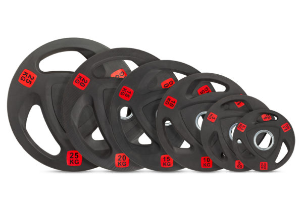 Диск 51 мм. обрезиненный с 3-мя хватами 5 кг VictoryFit VF-ST51050