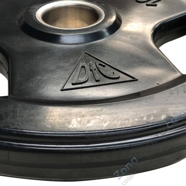 Диск обрезиненный DFC, чёрный, 51 мм, 5кг