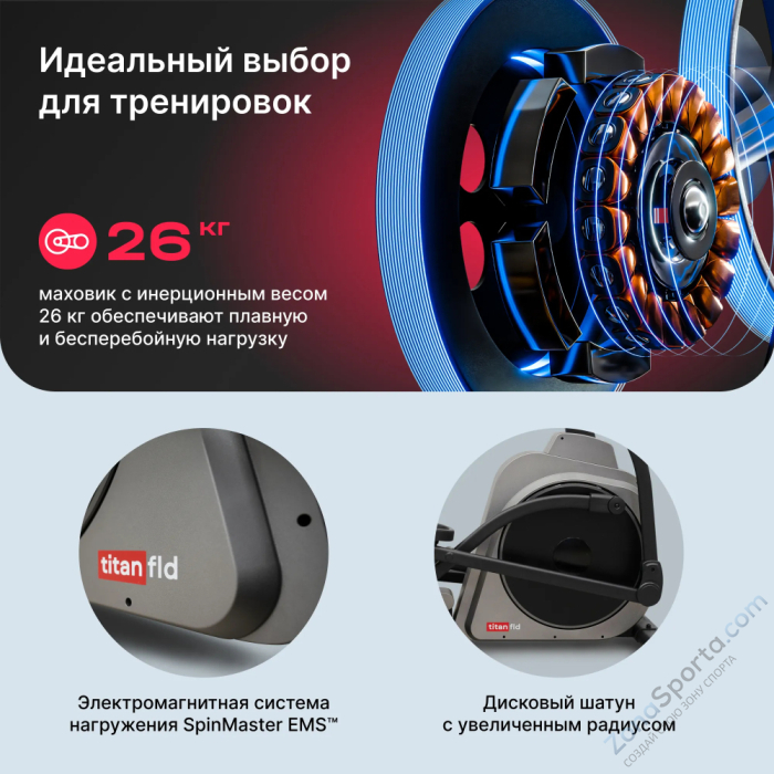 Эллиптический тренажер домашний Svensson Body Labs Titan FLD