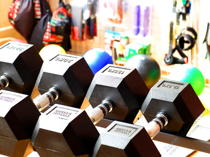 Гантель 7 кг гексагональная Original FitTools FT-HEX-07