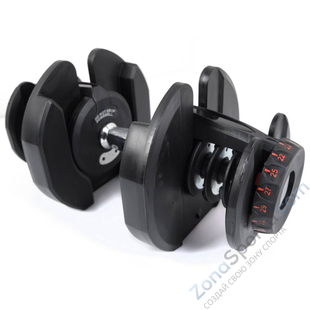 Гантель с регулировкой веса Liveup LS2315 (5-40 кг)